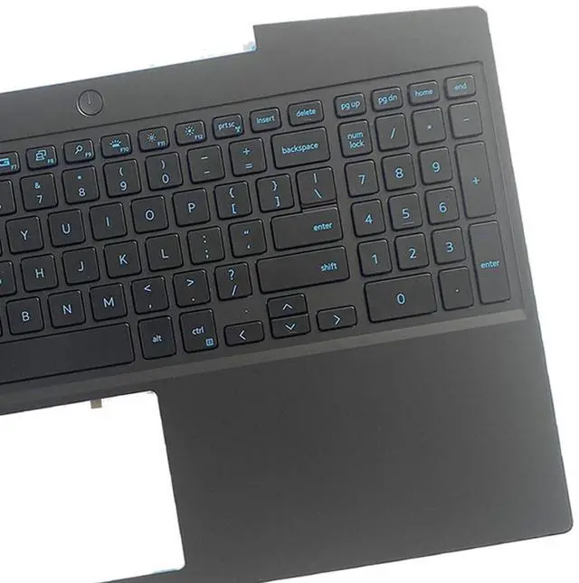 Alt view image 5 of 7 - Replacement for Dell G Series G3 15 3590 Laptop Upper Top Cover Case Palmrest Backlit Keyboard Assembly Part 00JP6X 0JP6X