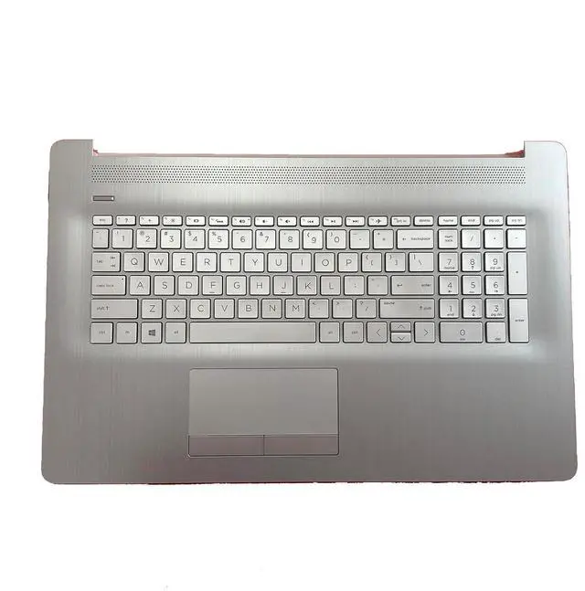 Main image of L92784-001 Replacement for HP Pavilion 17-by 17-CA Laptop Upper Top Cover Case Palmrest Backlit US Keyboard Touchpad Assembly Part