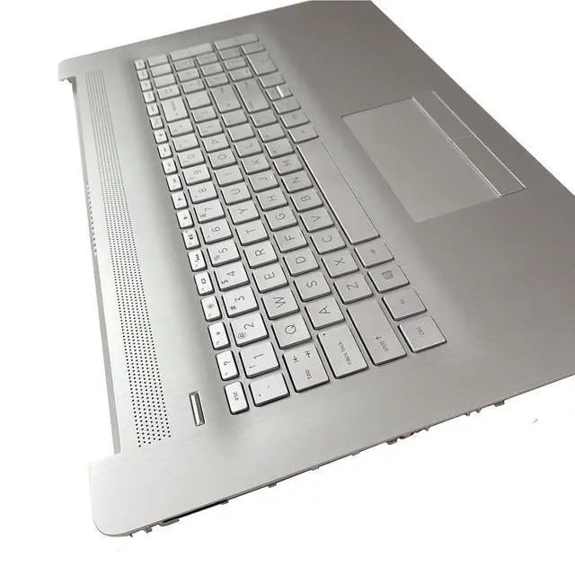 Alt view image 2 of 7 - L92784-001 Replacement for HP Pavilion 17-by 17-CA Laptop Upper Top Cover Case Palmrest Backlit US Keyboard Touchpad Assembly Part