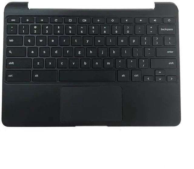 Main image of BA98-00603A Replacement for Samsung Chromebook XE500C13 Laptop Upper Top Cover Case Palmrest Not-Backlit US Keyboard Touchpad Assembly Part