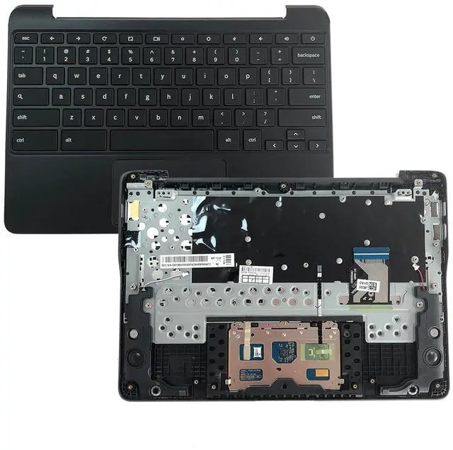 Alt view image 2 of 7 - BA98-00603A Replacement for Samsung Chromebook XE500C13 Laptop Upper Top Cover Case Palmrest Not-Backlit US Keyboard Touchpad Assembly Part