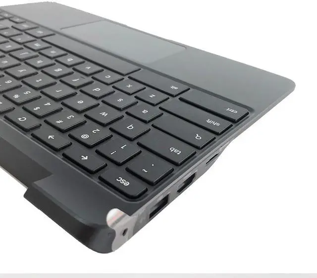 Alt view image 5 of 7 - BA98-00603A Replacement for Samsung Chromebook XE500C13 Laptop Upper Top Cover Case Palmrest Not-Backlit US Keyboard Touchpad Assembly Part