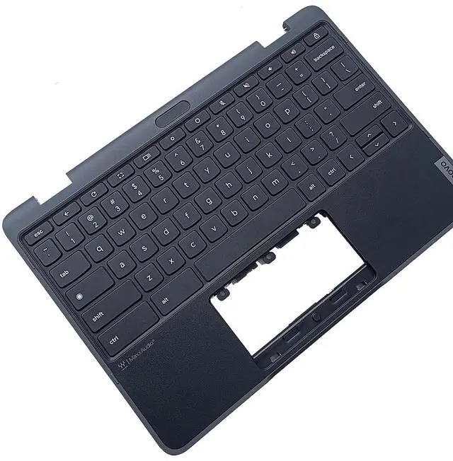 Alt view image 6 of 7 - 5M11H62893 Replacement for Lenovo Chromebook 300E Gen 4 Laptop Upper Top Cover Case Palmrest Not-Backlit US Keyboard Assembly Part Not WFC