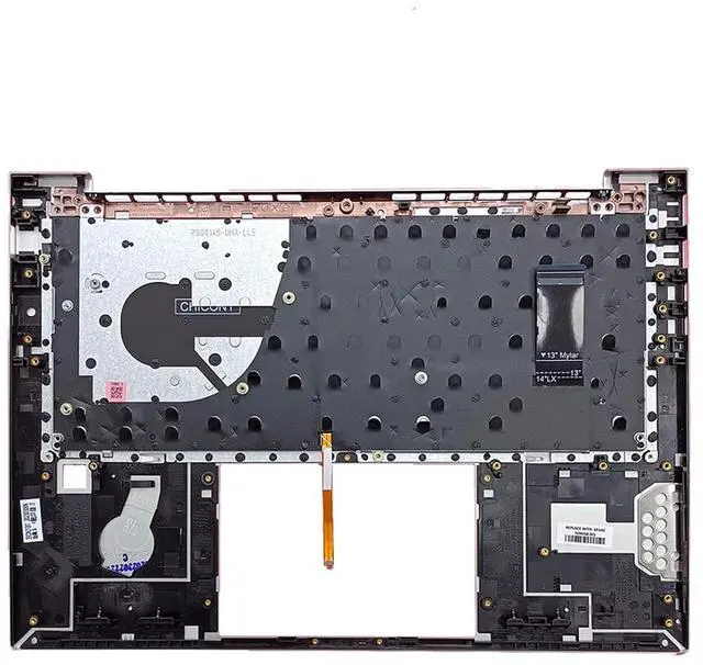 Alt view image 2 of 7 - N09058-001 N14786-001 Replacement for HP EliteBook X360 840 845 G9 Laptop Upper Top Cover Case Palmrest Backlit US Keyboard Assembly Part Silver