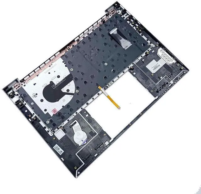 Alt view image 5 of 7 - N09058-001 N14786-001 Replacement for HP EliteBook X360 840 845 G9 Laptop Upper Top Cover Case Palmrest Backlit US Keyboard Assembly Part Silver