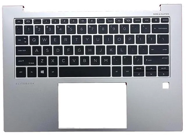 Main image of N09057-001 N14788-001 Replacement for HP EliteBook X360 840 845 G9 Laptop Upper Top Cover Case Palmrest Not-Backlit US Keyboard Assembly Part Silver