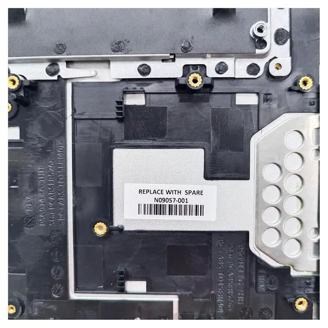 Alt view image 7 of 7 - N09057-001 N14788-001 Replacement for HP EliteBook X360 840 845 G9 Laptop Upper Top Cover Case Palmrest Not-Backlit US Keyboard Assembly Part Silver