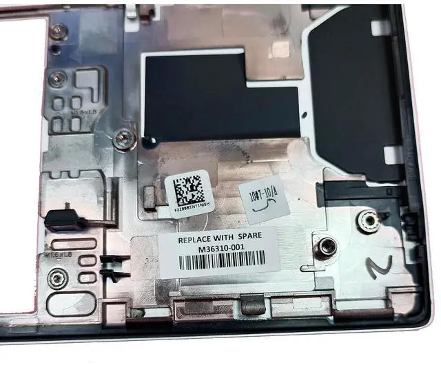 Alt view image 5 of 7 - M07089-001 M36310-001 Replacement for HP Elitebook 840 G8 Laptop Upper Top Cover Case Palmrest NOT-Backlit US Keyboard Assembly Part Silver