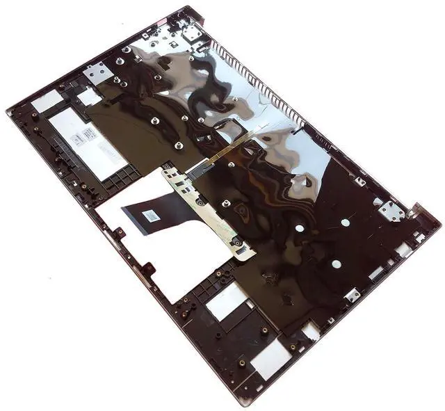 Alt view image 7 of 7 - M76640-001 M76638-001 Replacement for HP 15-EG 15-EH 15t-EG 15Z-EH 15-EG0067S Laptop Upper Top Cover Case Palmrest Backlit US Keyboard Assembly Part Without SD with Fingerprints Silver