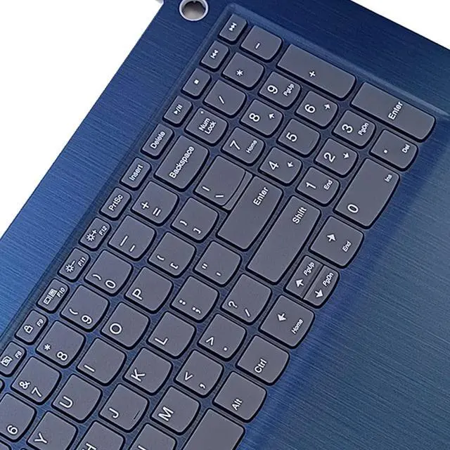 Alt view image 2 of 7 - Replacement for Lenovo Ideapad 3-17IIL05 17IML05 17ADA05 17ARE05 Laptop Upper Top Cover Case Palmrest Keyboard Touchpad Assembly Part 5CB0X56805 Blue