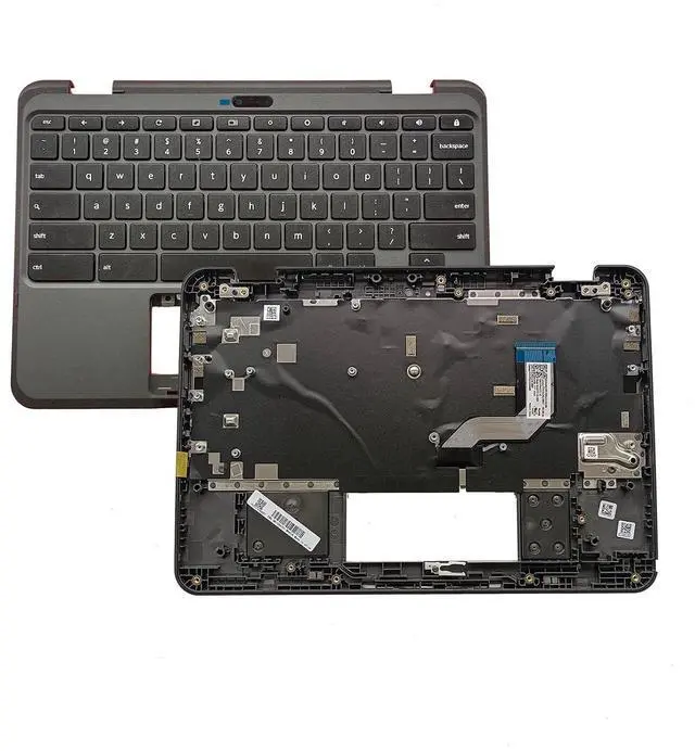 Alt view image 3 of 7 - Replacement for Lenovo 300e Chromebook Gen 3 82J9 82JA WiFi Laptop Upper Top Cover Case Palmrest US Keyboard Assembly Part 5M11C94721