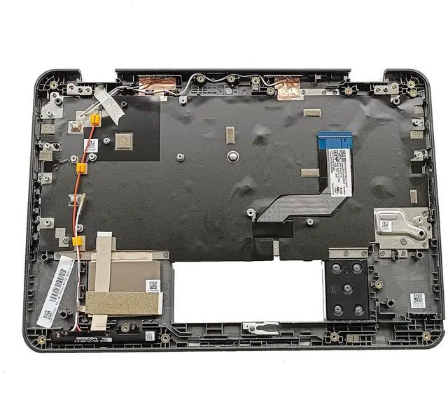 Alt view image 2 of 7 - Replacement for Lenovo Chromebook 300E 3th Laptop Upper Top Cover Case Palmrest US Keyboard Assembly Part with WFC 5M11C94763 Black (LTE)