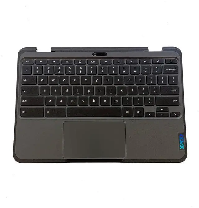 Main image of Replacement for Lenovo 300e Chromebook Gen 3 82J9 82JA WiFi Laptop Upper Top Cover Case Palmrest US Keyboard Touchpad Assembly Part 5M11C94721(WFC Hole)