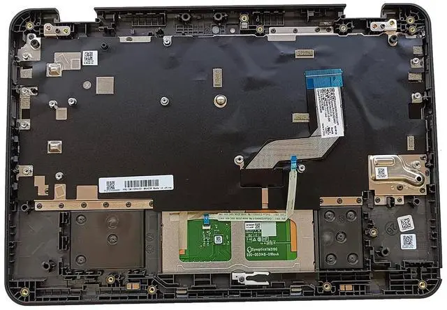 Alt view image 2 of 7 - Replacement for Lenovo 300e Chromebook Gen 3 82J9 82JA WiFi Laptop Upper Top Cover Case Palmrest US Keyboard Touchpad Assembly Part 5M11C94721(WFC Hole)