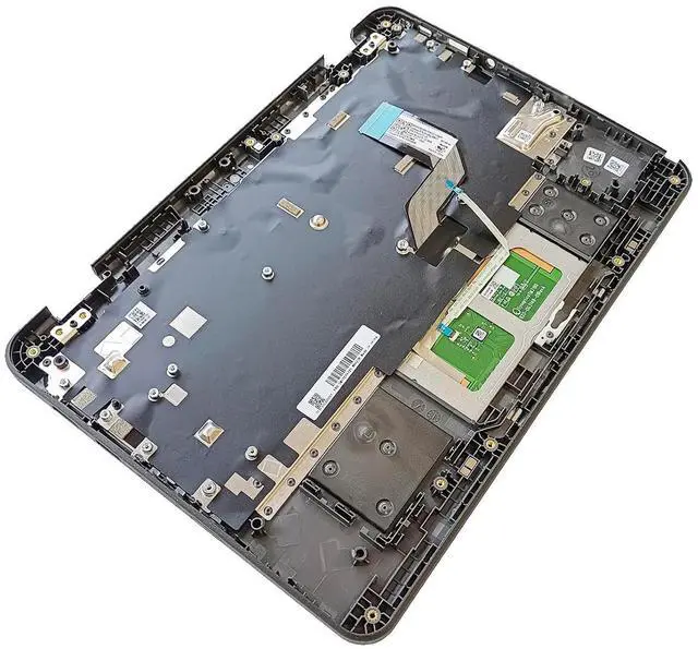 Alt view image 4 of 7 - Replacement for Lenovo 300e Chromebook Gen 3 82J9 82JA WiFi Laptop Upper Top Cover Case Palmrest US Keyboard Touchpad Assembly Part 5M11C94721(WFC Hole)