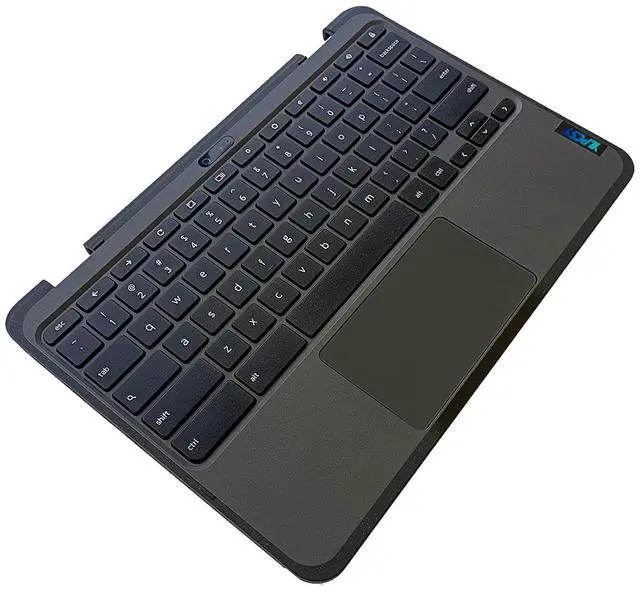 Alt view image 6 of 7 - Replacement for Lenovo 300e Chromebook Gen 3 82J9 82JA WiFi Laptop Upper Top Cover Case Palmrest US Keyboard Touchpad Assembly Part 5M11C94721(WFC Hole)