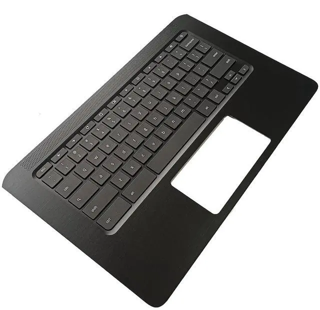 Alt view image 6 of 7 - Replacement for HP Chromebook 14A G5 Laptop Upper Top Cover Case Palmrest Keyboard Assembly Part L62440-001