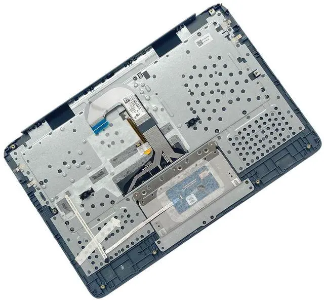 Alt view image 2 of 7 - Replacement for HP Chromebook 14 G6 CB14 G6 Laptop Upper Top Cover Case Palmrest Backlit Keyboard Touchpad Assembly Part L90460-001 Black
