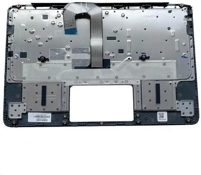 Alt view image 2 of 7 - Replacement for HP Chromebook 11 G6 EE Laptop Upper Top Cover Case Palmrest Keyboard Assembly Part L14921-001