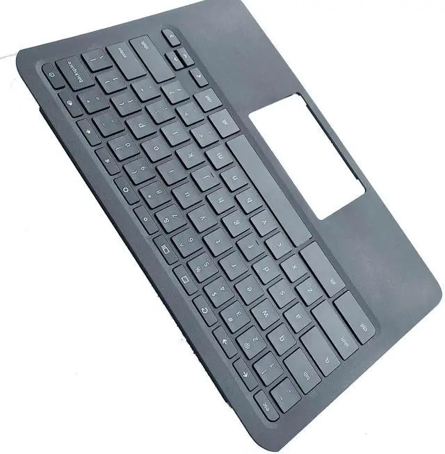 Alt view image 5 of 7 - Replacement for HP Chromebook 11 G6 EE Laptop Upper Top Cover Case Palmrest Keyboard Assembly Part L14921-001