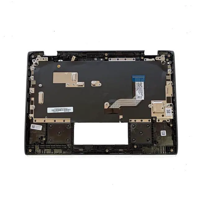 Alt view image 2 of 7 - Replacement for Lenovo 300e Chromebook 2nd Gen AST 82CE Laptop Upper Top Cover Case Palmrest Backlight Keyboard Assembly Part with Camera 5CB0Z21553 Black