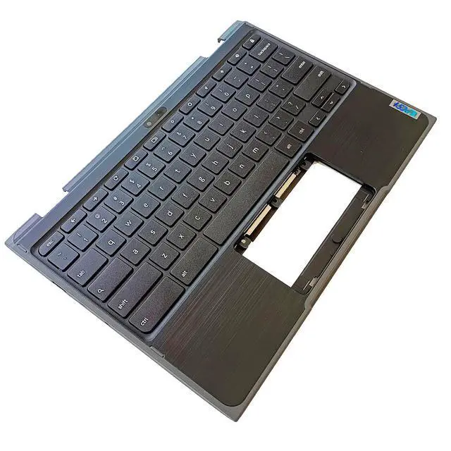 Alt view image 3 of 7 - Replacement for Lenovo 300e Chromebook 2nd Gen AST 82CE Laptop Upper Top Cover Case Palmrest Backlight Keyboard Assembly Part with Camera 5CB0Z21553 Black