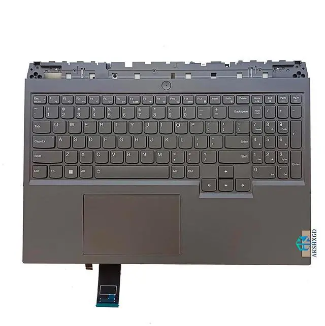Alt view image 2 of 7 - 5CB1H71212 5CB1H71276 5CB1H70903 5CB1H71040 Replacement for Lenovo Legion 5 Pro 16ARH7 SG AMD Laptop Upper Top Cover Case Palmrest RGB Keyboard Touchpad Assembly Part Gray