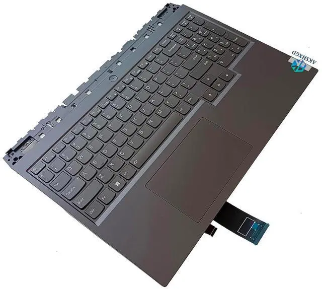 Alt view image 5 of 7 - 5CB1H71212 5CB1H71276 5CB1H70903 5CB1H71040 Replacement for Lenovo Legion 5 Pro 16ARH7 SG AMD Laptop Upper Top Cover Case Palmrest RGB Keyboard Touchpad Assembly Part Gray