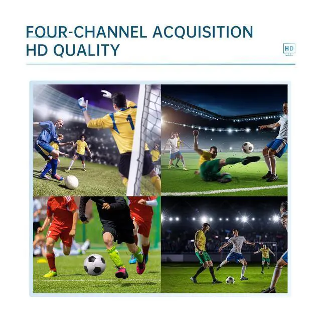 Alt view image 2 of 6 - 4 Channel 3G SDI HDMI Video Capture PCIeX4 Card 1080p - Work in 4 Channel Simultaneously, Support Linux/Win11, Quad HDMI SDI PCIe Video Capture Card