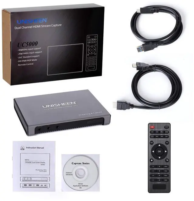 Alt view image 6 of 7 - 4K 144FPS hdmi Capture Card-HDMI to USB 3.0Type C Video Capture Device for Streaming,PIP Switchable,Device for Streaming, Live Broadcasting, Video Conference, Teaching, Gaming