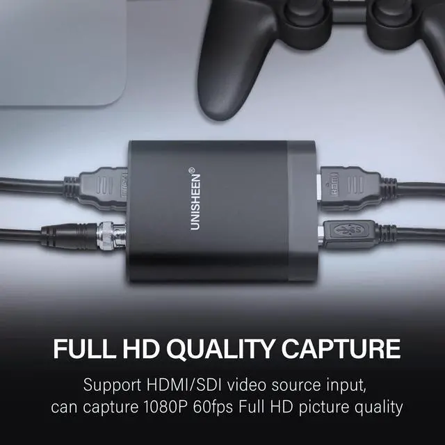 Alt view image 4 of 7 - USB 3.0 HDMI SDI Video Capture Card, Broadcast Game Live Stream, HDMI to USB 3.0 Dongle HD 1080P Live Streaming Video Game Grabber Converter Free Driver(UC3200HS)