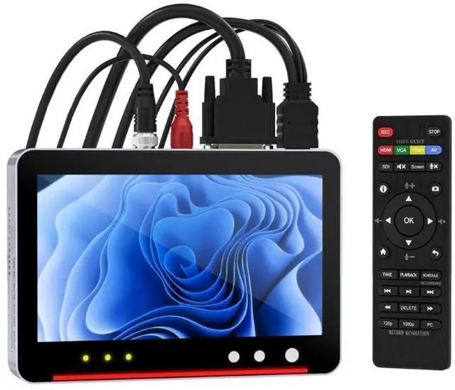 Main image of HD Switchable Video Recorder-SDI VGA DVI HDMI YPbPr RCA Camera 4K Video Capture Box Recorder,Compatible with Surveillance, pro AV, conferencing, Entertainment, and Legacy Media Systems
