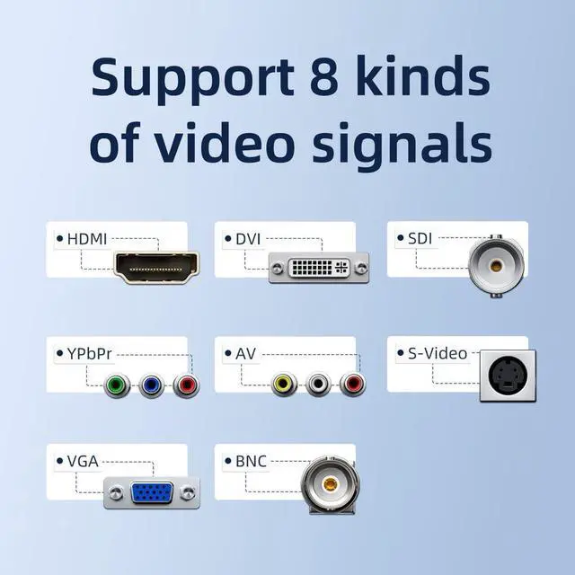 Alt view image 6 of 7 - HD Switchable Video Recorder-SDI VGA DVI HDMI YPbPr RCA Camera 4K Video Capture Box Recorder,Compatible with Surveillance, pro AV, conferencing, Entertainment, and Legacy Media Systems