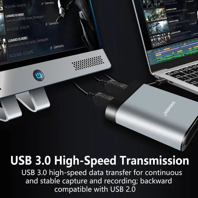 Alt view image 4 of 7 - 4k HDMI SDI Video Capture Card, 4K30 HDMI to USB 3.0 Capture Card for Streaming Work with Camera/Xbox/PS4/PS5/PC/OBS
