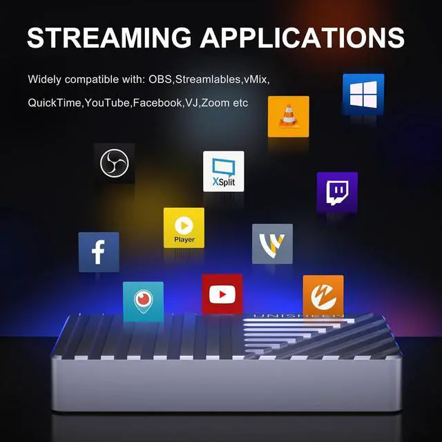 Alt view image 6 of 7 - 2 Channel HDMI Video Capture Card,4K30 Input Video Broadcast Game Live Stream,HDMI to USB 3.1 Gen2 HD Live Streaming Video Grabber Converter Free Driver