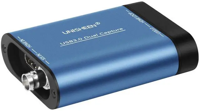 Main image of 1080P Dual Input Capture Card - HDMI to USB 3.0 Video Capture Device, 60fps UVC YUV422 Plug and Play HD Video Grabber for Game Recording and Live Streaming - No Drivers Required