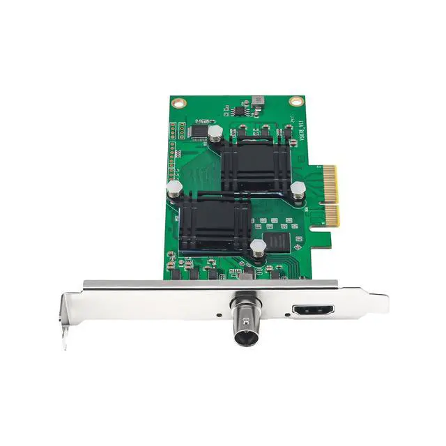 Alt view image 3 of 5 - 4K60 PCIex4 SDI/HDMI Capture Card, PassThrough, Ultra Low Latency 12G SDI Uncompressed Streaming Technology for PS5, PS4 Pro, Xbox Series X/S, Xbox One X, Switch Games& Recording
