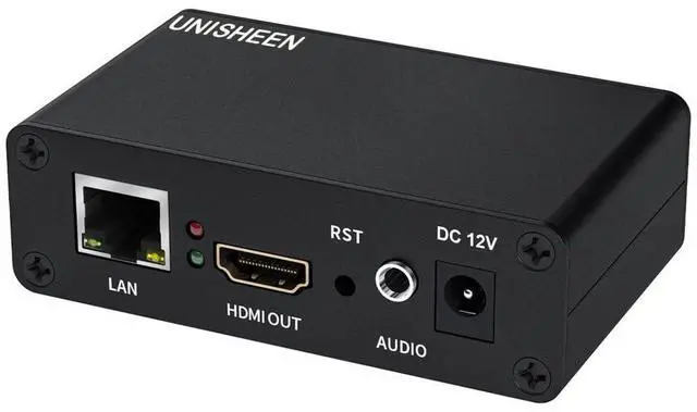 Main image of 1080P60 Video Decoder,Low Cost H265 H.264 Stream SRT RTMP RTSP UDP IPTV IPC Video Topbox Player Decoder Play Video Streaming