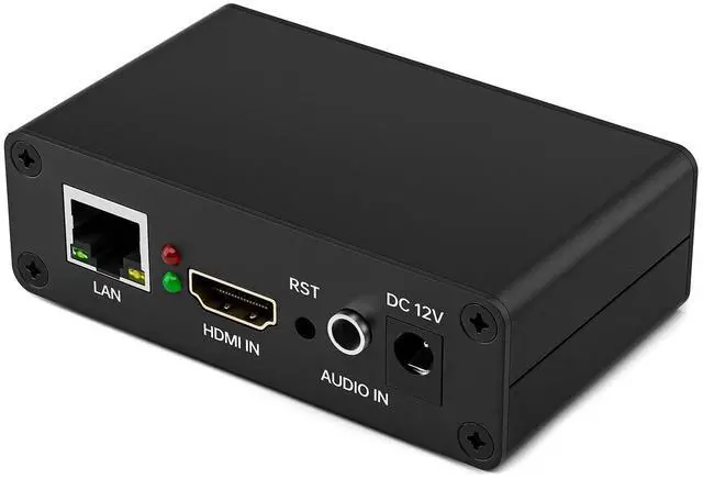 Main image of 1080P60 HDMI Video Encoder, H.265/H.264 Live Streaming Encoder, HDMI to RTSP/RTMP/SRT/HLS/WebRTC IPTV Encoder for YouTube Facebook Live, Browser Setup, No PC Software Needed