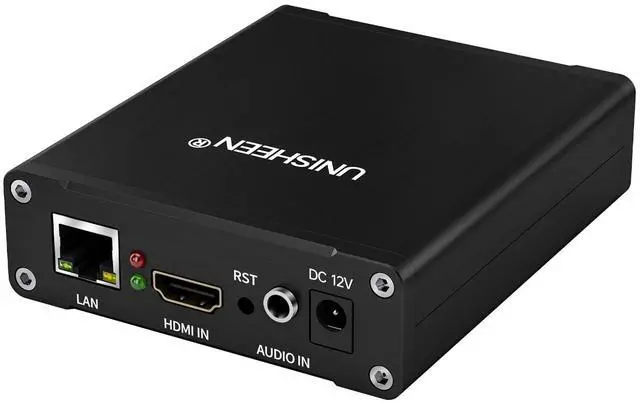 Main image of H.265 H.264/AVC HDMI to IP 1080P Video Encoder Live Streaming Box RTMPS HTTP Compatiable OLED Displayer Game Streaming.