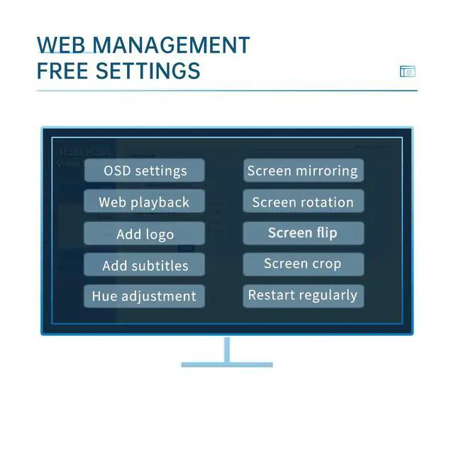 Alt view image 4 of 7 - H.265 H.264/AVC HDMI to IP 1080P Video Encoder Live Streaming Box RTMPS HTTP Compatiable OLED Displayer Game Streaming.