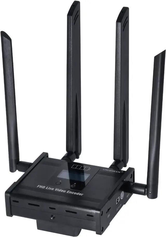 Main image of 4G Video Encoder-H.264 & H.265 Low Latency Live Stream Transmitter for IP Broadcast WiFi Connectivity Ideal for Church Services,Education,Gaming,andSurgical Use (RTMP, RTMPS, SRT, RTSP)