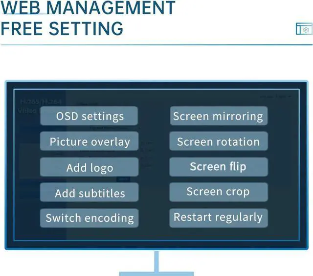 Alt view image 5 of 7 - 4G Video Encoder-H.264 & H.265 Low Latency Live Stream Transmitter for IP Broadcast WiFi Connectivity Ideal for Church Services,Education,Gaming,andSurgical Use (RTMP, RTMPS, SRT, RTSP)