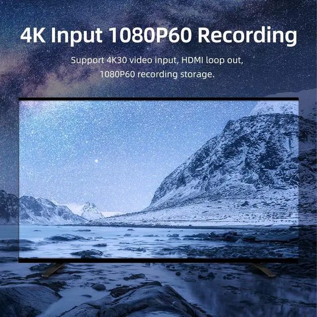 Alt view image 2 of 7 - HD Switchable Video Recorder-SDI VGA DVI HDMI YPbPr RCA Camera 4K Video Capture Box Recorder,Compatible with Surveillance, pro AV, conferencing, Entertainment, and Legacy Media Systems