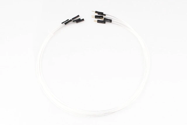 Alt view image 6 of 6 - Motherboard Extension Cable Set 22AWG Silver Plated Cable Gold-Plated Plug Power SW Power LED HDD LED Reset SW Four Kinds Extension for PC DIY (0.5 Meters, Silver)