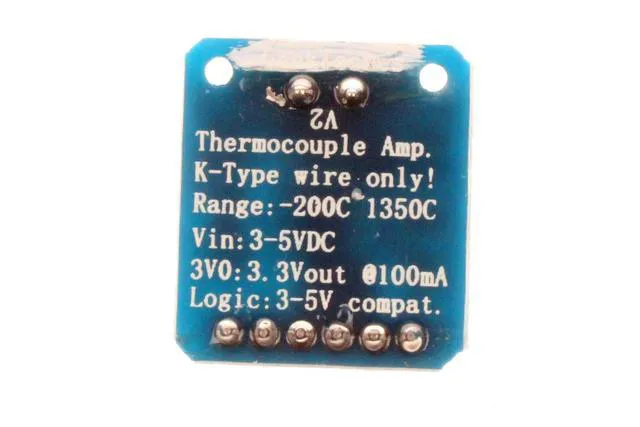 Alt view image 7 of 7 - K-Type Thermocouple Breakout Board MAX31855 Thermocouple Sensor Module Temperature -200°C to +1350°C SPI Interface Digital Direct Readability Temperature