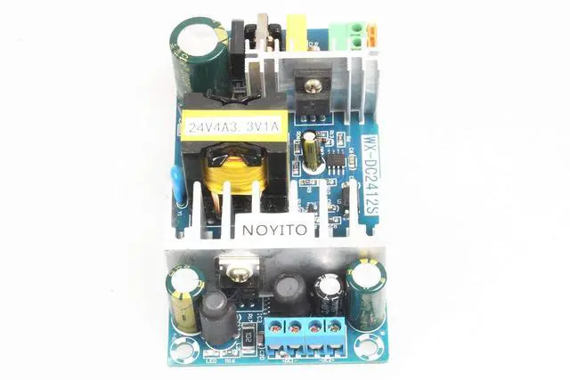 Alt view image 2 of 6 - AC to DC Isolated Power Supply Module DC 24V 4A 3.3 V 1A Dual Output Power AC 120V (90-265V) 50-60Hz to 24V 3.3V 120W Max Industrial Power Module (Dual Output 24V 4A, 3.3V 1A, Blue)