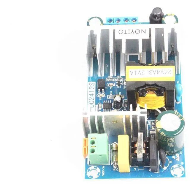 Alt view image 5 of 6 - AC to DC Isolated Power Supply Module DC 24V 4A 3.3 V 1A Dual Output Power AC 120V (90-265V) 50-60Hz to 24V 3.3V 120W Max Industrial Power Module (Dual Output 24V 4A, 3.3V 1A, Blue)
