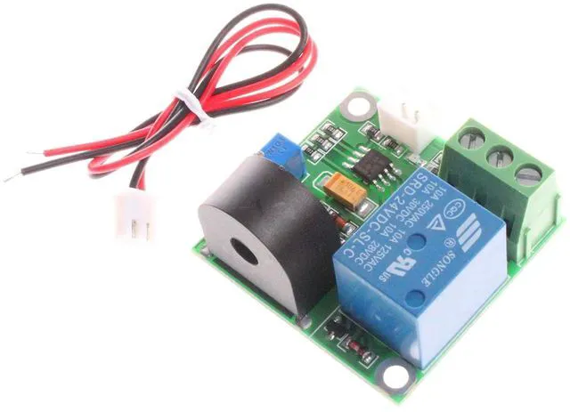 Alt view image 5 of 7 - 0-5A AC Current Detection Sensor Module Switch Output (DC 5V, Green)