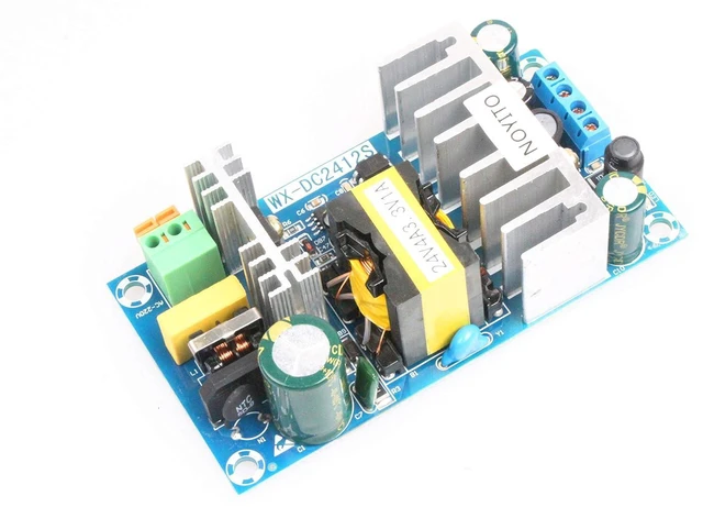 Alt view image 6 of 6 - AC to DC Isolated Power Supply Module DC 24V 4A 3.3 V 1A Dual Output Power AC 120V (90-265V) 50-60Hz to 24V 3.3V 120W Max Industrial Power Module (Dual Output 24V 4A, 3.3V 1A, Blue)